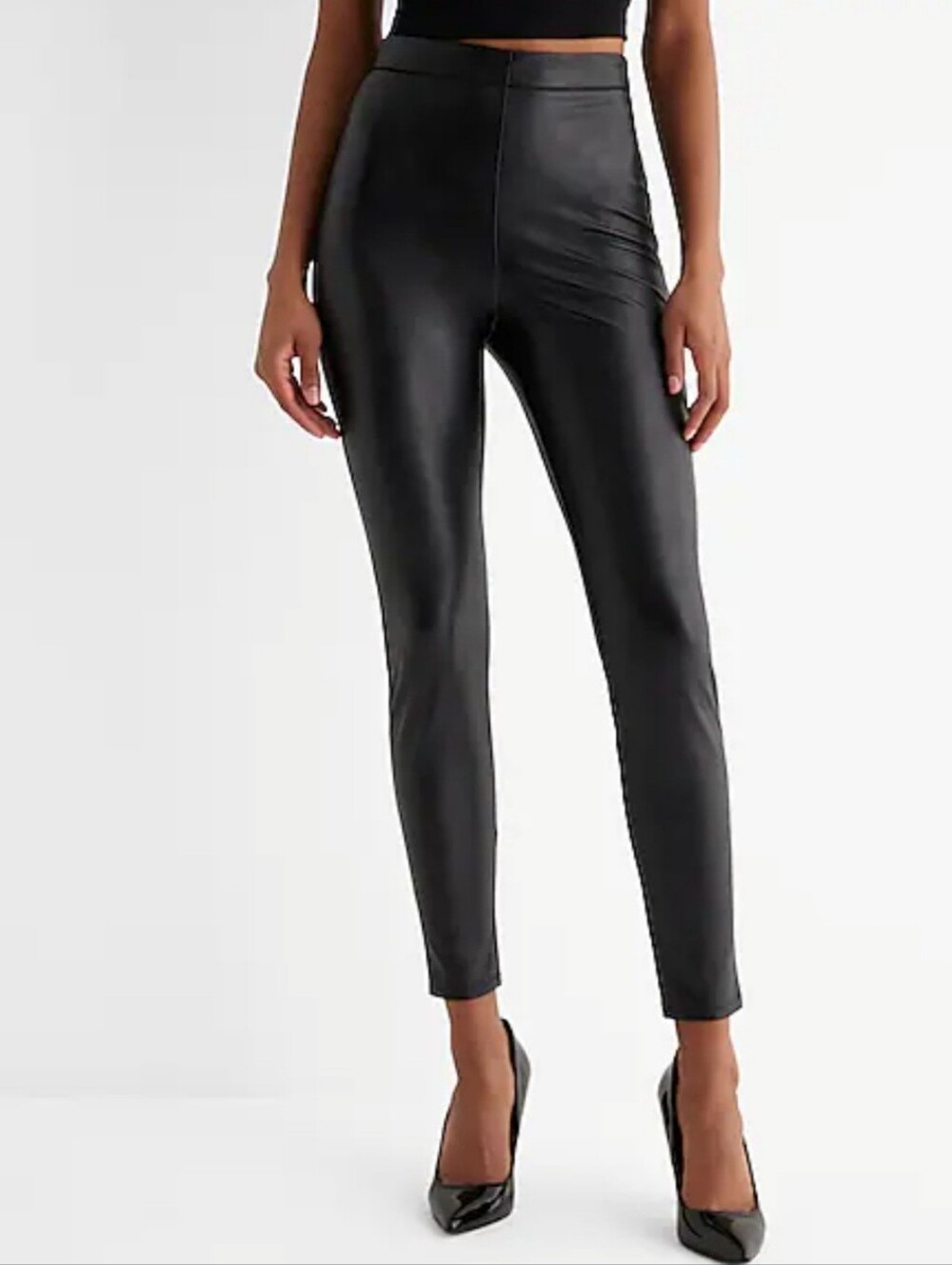 Express Faux Leather Leggings Size S